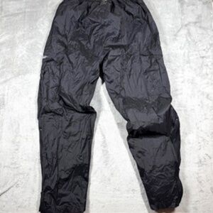 Stearns Dry Wear Pants Mens 2XL Black Rain Mesh Lined Snap Outdoor Waterproof